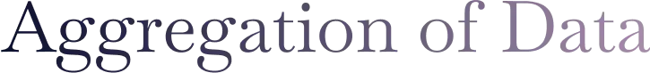 セクションタイトル Aggregation of Data
